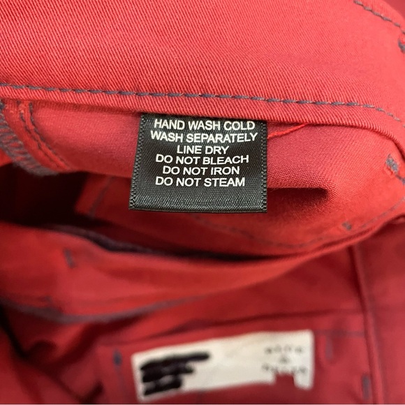 Blue Delta Jeans Men’s Size 30 x 30 Red Denim Mid-Rise Jeans Made In USA - Picture 6 of 14